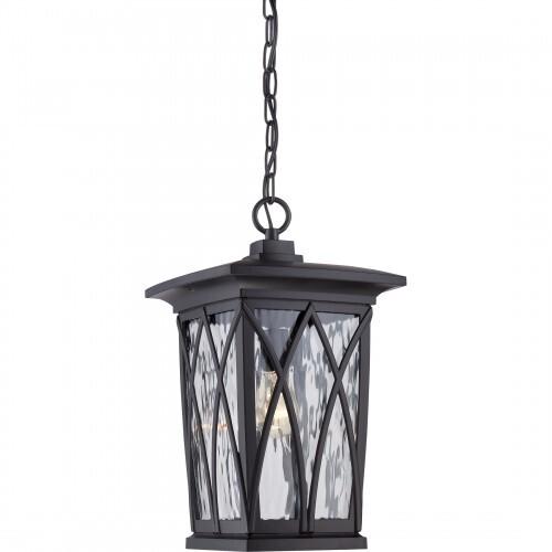 Quoizel GVR1910K Grover Outdoor hanging mystic black Outdoor Lantern