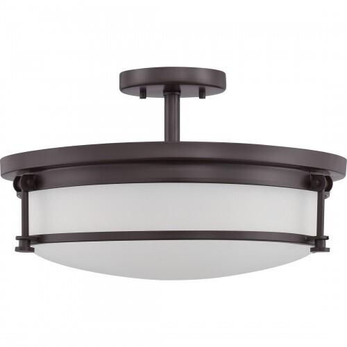 Quoizel SLR1716WT Sailor Semi flush 16" westrn brnz Semi-Flush Mount