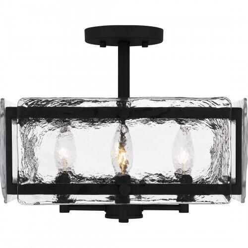 Quoizel QSF5594EK Quoizel Semi-Flush Mount Semi flush 4 lights earth black Semi-Flush Mount