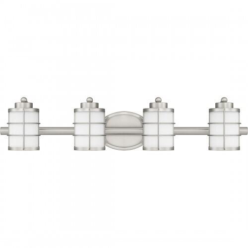 Quoizel HZT8631BN Hazlett Bath 4 lights brushed nickel Bath Light