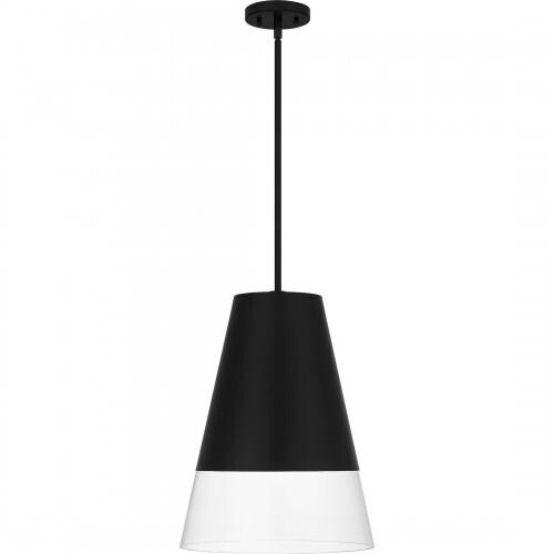 Quoizel PRG1514BBK Peregrine Mid pendant 1 light brushed black Mini Pendant