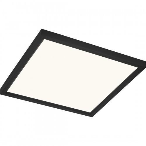 Quoizel OST1615EK Outskirts Flush mount led light earth black Flush Mount
