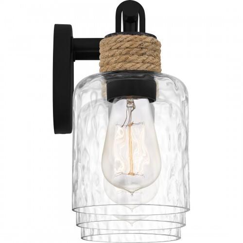 Quoizel BTC8624MBK Baltic Bath 3 lights matte black. Bath Light