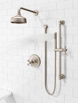 Pfister Brushed Nickel Tisbury 1-handle Tub & Shower, Trim Only LG89-8TBK