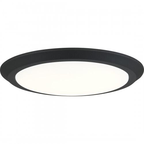 Quoizel VRG1616EK Verge Flush mount led light earth black Flush Mount