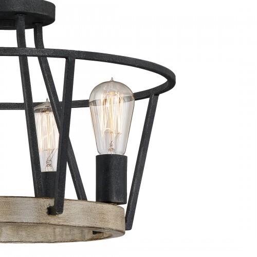 Quoizel BRT2817GK Brockton Pendant 4 light grey ash Pendant