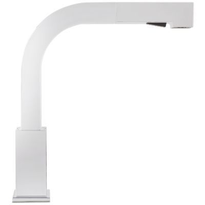 Pfister Polished Chrome Arkitek 1-handle, Pull-out Kitchen Faucet LG534-LPMC