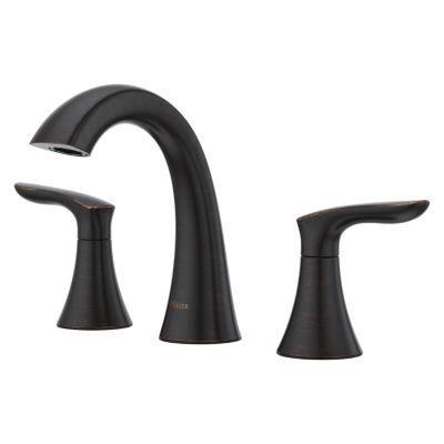 Pfister Tuscan Bronze Weller Widespread Bath Faucet LG49-WR0Y