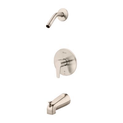 Brushed Nickel Pfirst Modern 1-handle Tub & Shower, Trim Only Less ... R89-070K
