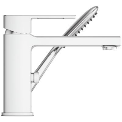 Polished Chrome Deckard Single Control 1-hole Roman Tub and HANDSHO... RT6-2DAC