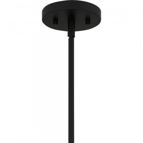 Quoizel ROW1506MBK Rowland Mini pendant 1 light matte black Mini Pendant