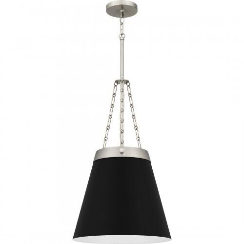 Quoizel QPP6183BN Quoizel Piccolo Pendant Mid pendant 1 light brushed nickel Mini Pendant