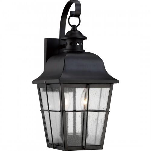 Quoizel MHE8409K Millhouse Outdoor wall mystic blck Outdoor Lantern