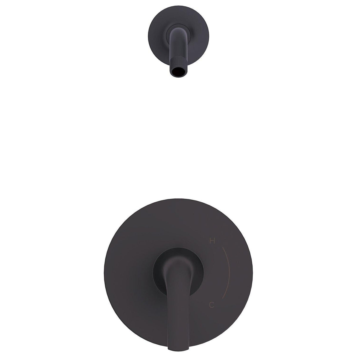 Gerber D500534LSBSTC Satin Black Lemora Shower-only Trim Kit, Without Showerhead