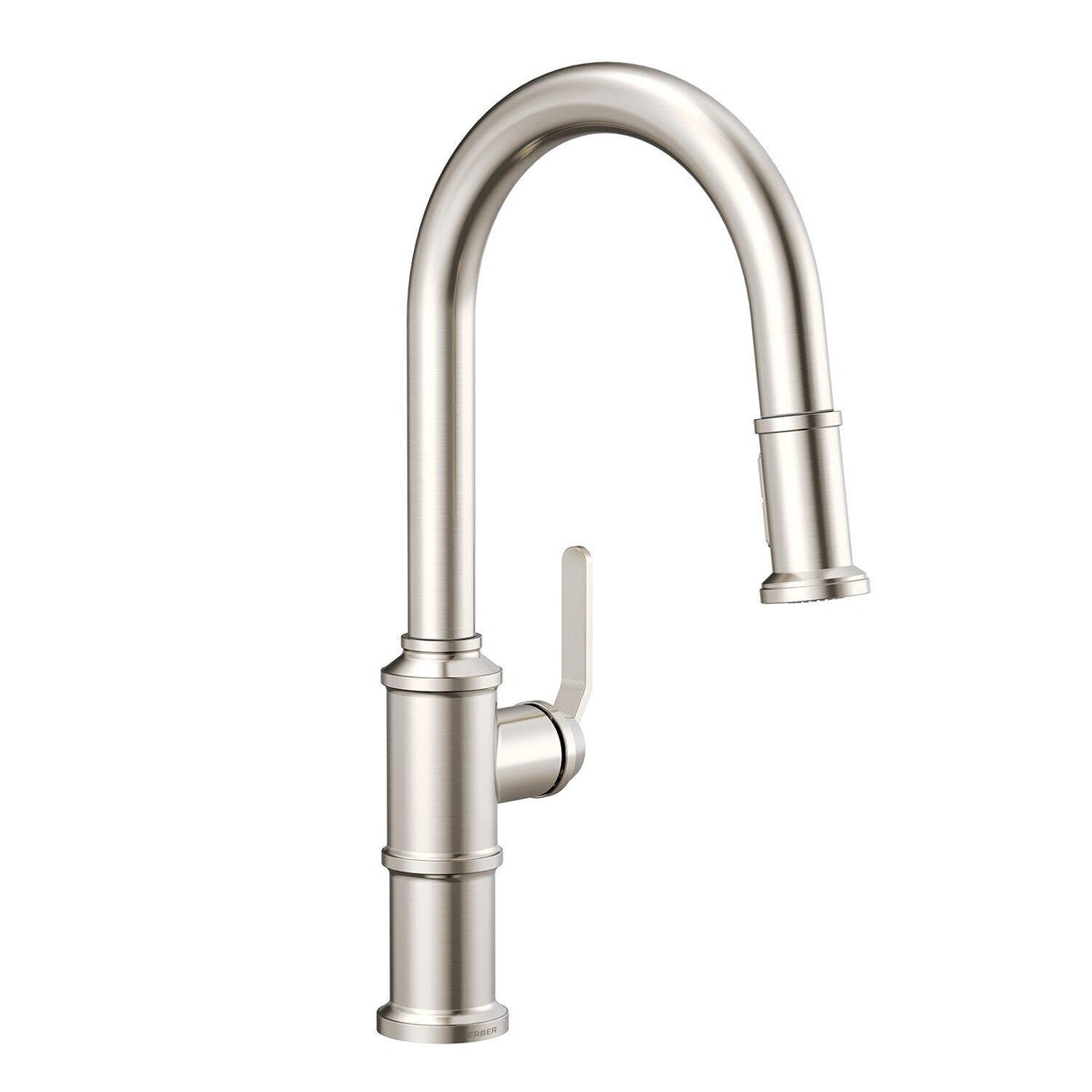 Gerber D454437 Chrome Kinzie Single Handle Pull-down Kitchen Faucet