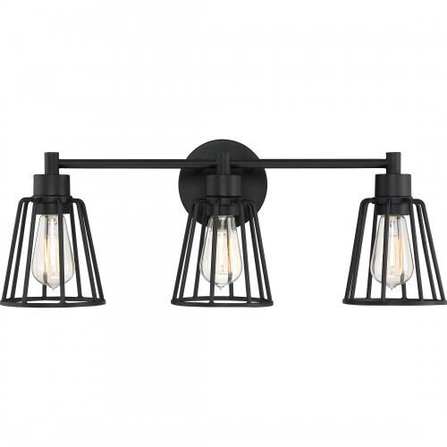 Quoizel ATT8603EK Atticus Bath 3 light earth black Bath Light