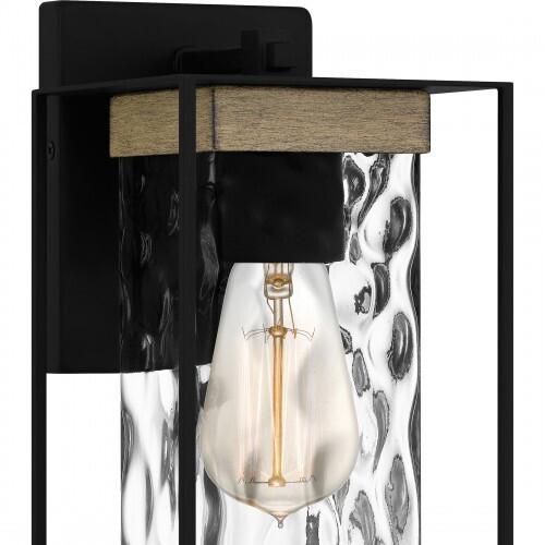 Quoizel LWD8405MBK Longwood Outdoor wall 1 light matte black Outdoor Lantern