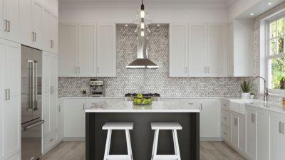 Pfister Polished Chrome Pull-down Kitchen Faucet LG529-NEC