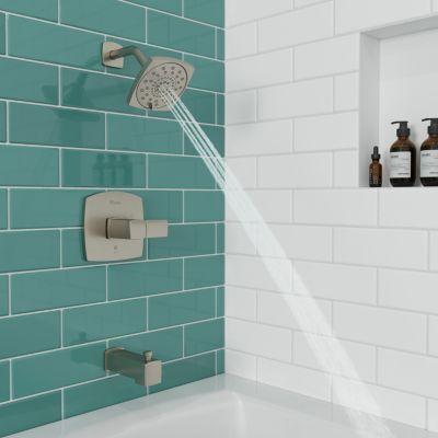 Pfister Brushed Nickel Deckard 1-handle Tub & Shower, Trim Only LG89-8DAK