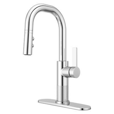 Pfister Polished Chrome 1-handle Pull-down Bar/prep Kitchen Faucet GT572-MTC
