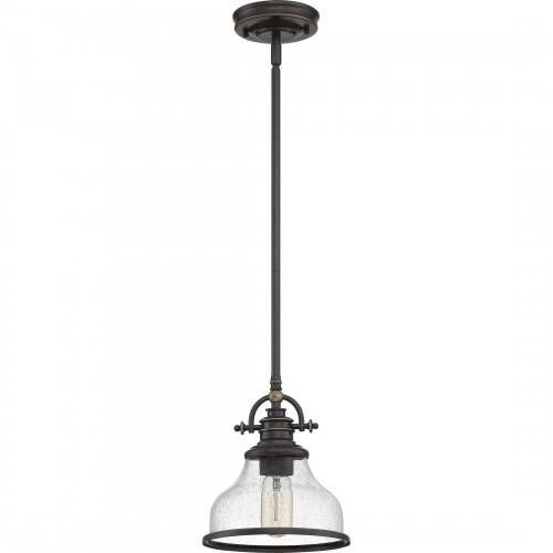 Quoizel GRTS1508PN Grant Mini pendant 1 light palladian bronze Mini Pendant