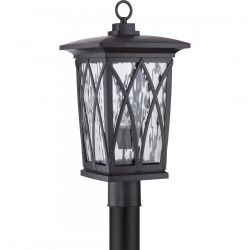 Quoizel GVR9010K Grover Outdoor post mystic black Outdoor Lantern
