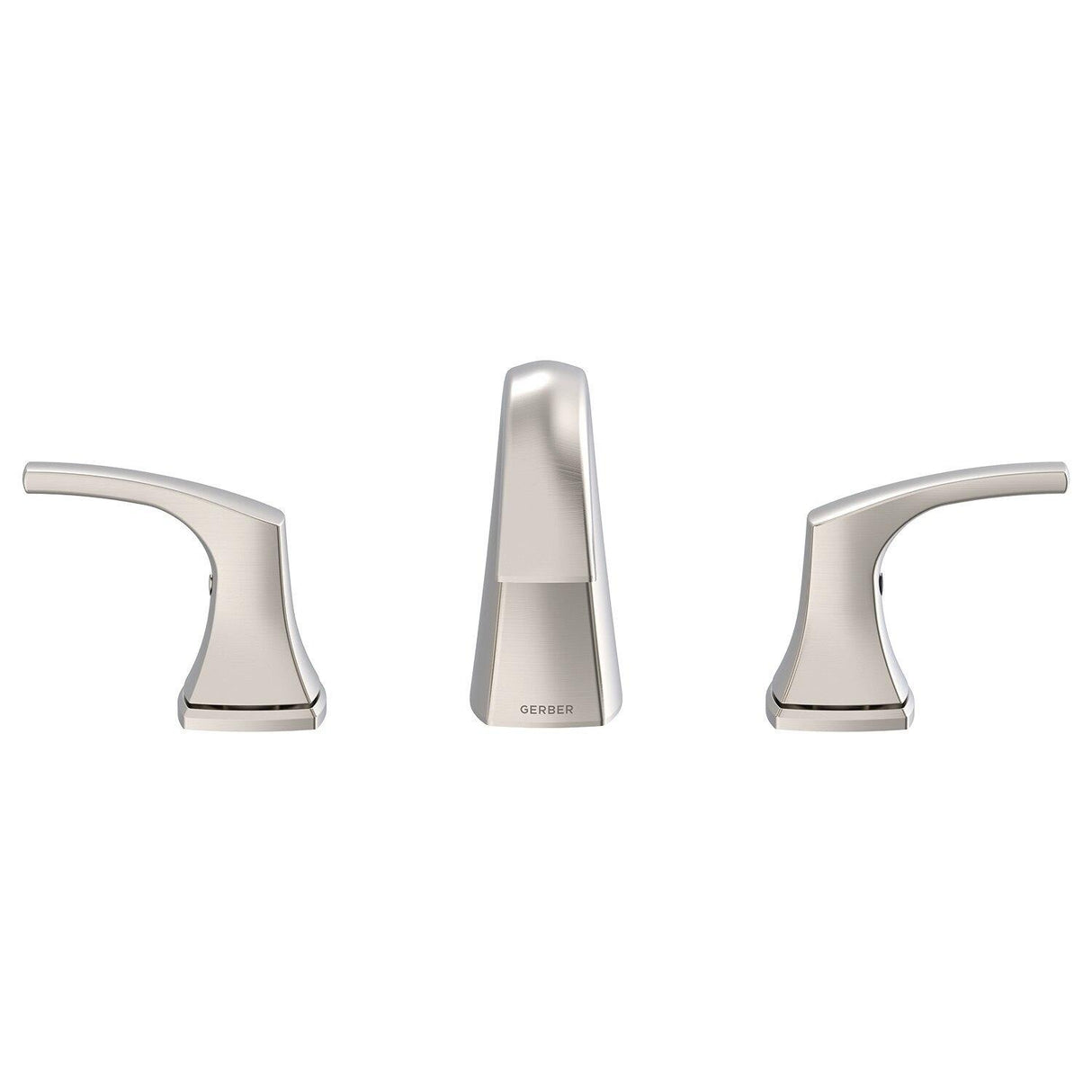 Gerber D304118BS Satin Black Vaughn Two Handle Widespread Faucet