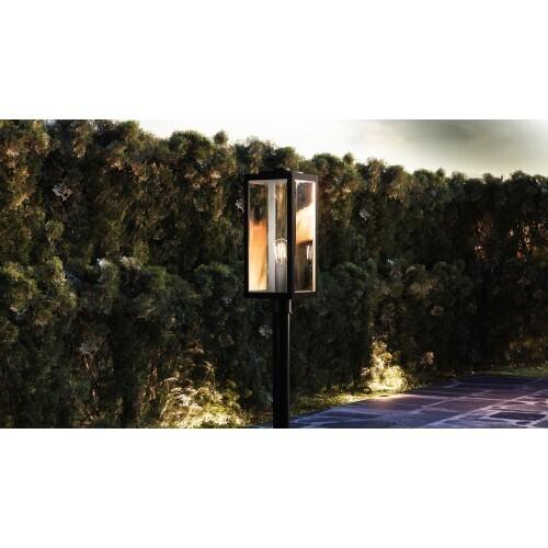 Quoizel WVR9007EK Westover Outdoor post 1 light earth black Outdoor Lantern