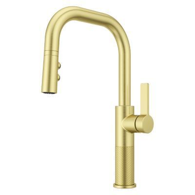 Pfister Brushed Gold 1-handle Pull-down Kitchen Faucet GT-529-MTBG