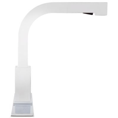 Pfister Polished Chrome Arkitek 1-handle, Pull-out Kitchen Faucet LG534-LPMC