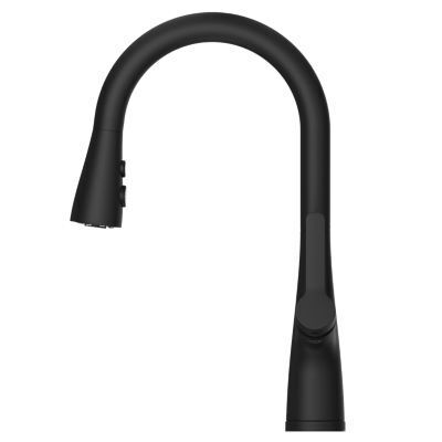 Pfister Matte Black Pull-down Kitchen Faucet LG529-NEB