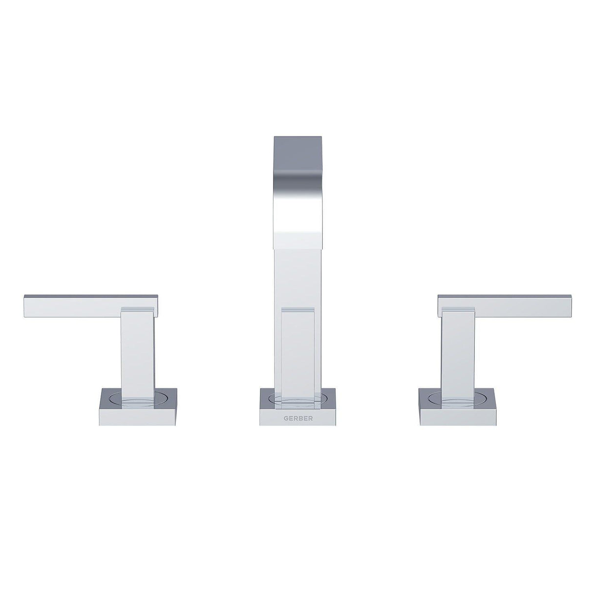 Gerber D304644 Chrome Sirius Two Handle Widespread Lavatory Faucet