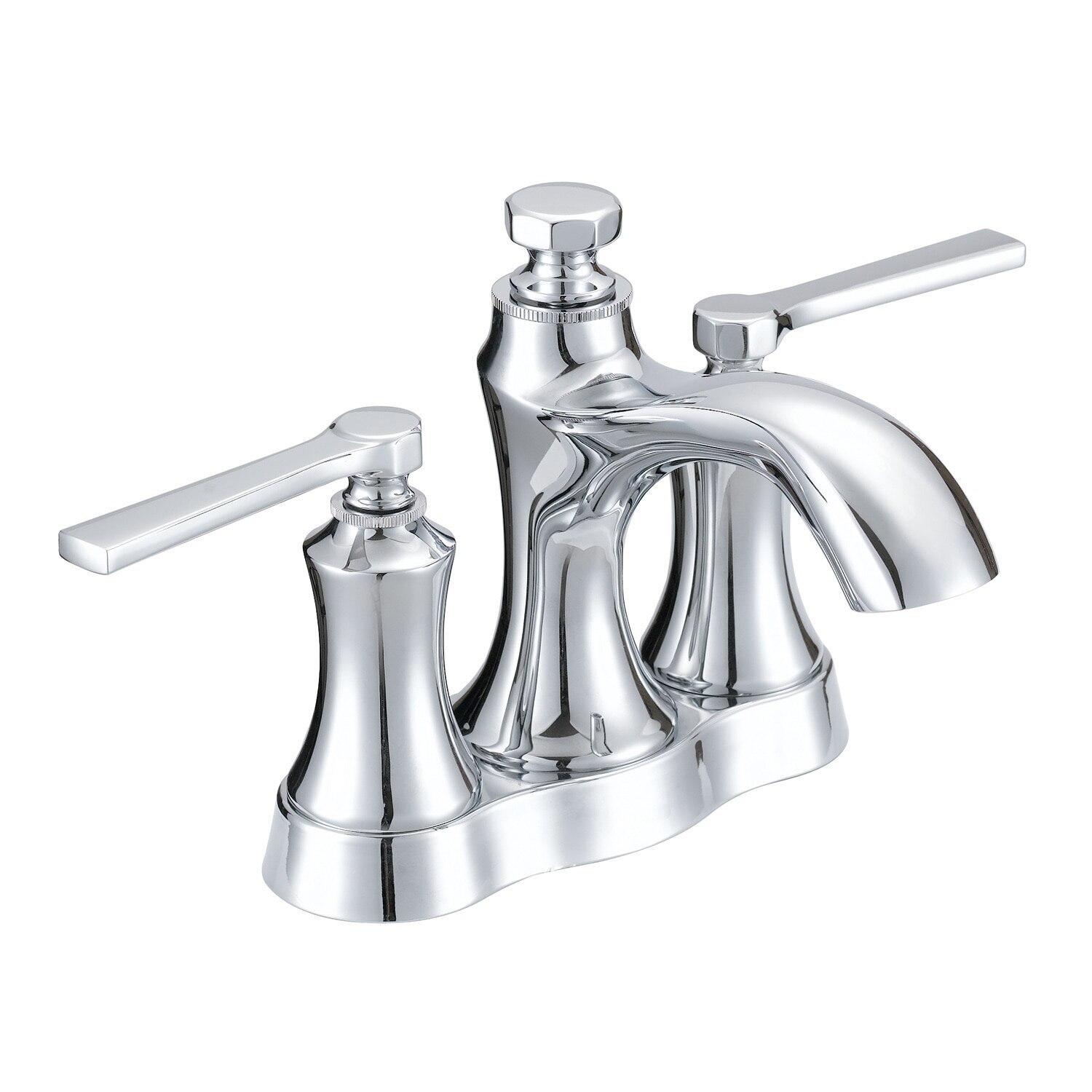 Gerber D307028BN Brushed Nickel Draper Two Handle Centerset Lavatory Faucet