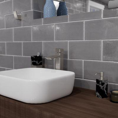 Pfister Brushed Nickel Kenzo Single Handle Vessel Faucet LG40-DF1K