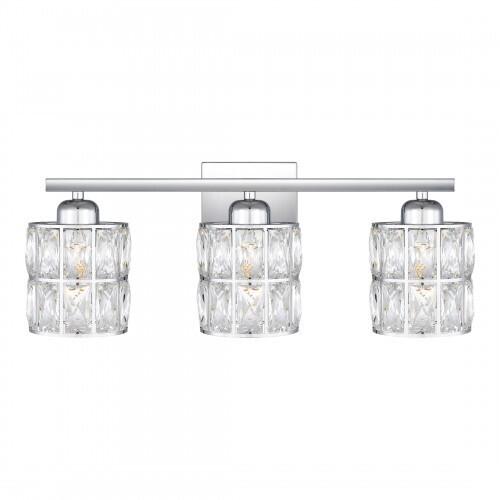Quoizel GIB8622C Gibson Bath 3 lights polished chrome Bath