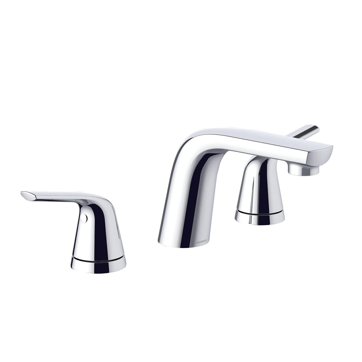 Gerber D304134BS Satin Black Lemora Two Handle Widespread Lavatory Faucet