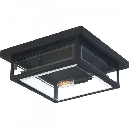 Quoizel WVR1312EK Westover Flush mount 2 lights earth black Flush Mount