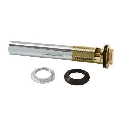 Pfister Brushed Gold Push and Seal All Metal Drain 972-101BG