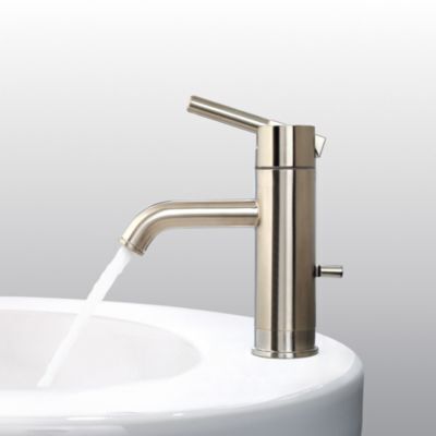 Brushed Nickel Contempra Single Control, Centerset Bath Faucet LG42-NK00