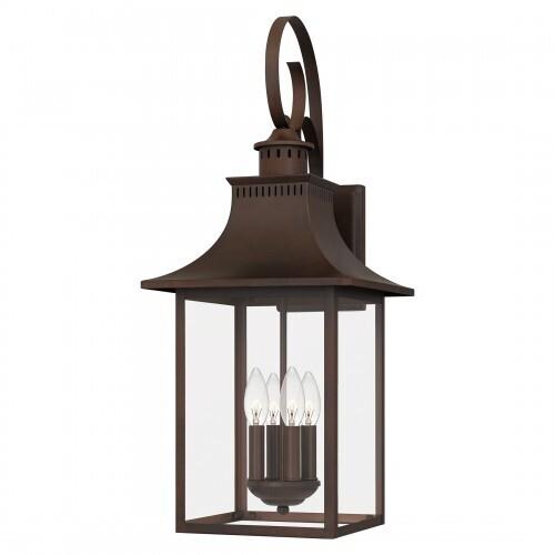 Quoizel CCR8412CU Chancellor Outdoor wall 4 lights copper bronze Outdoor