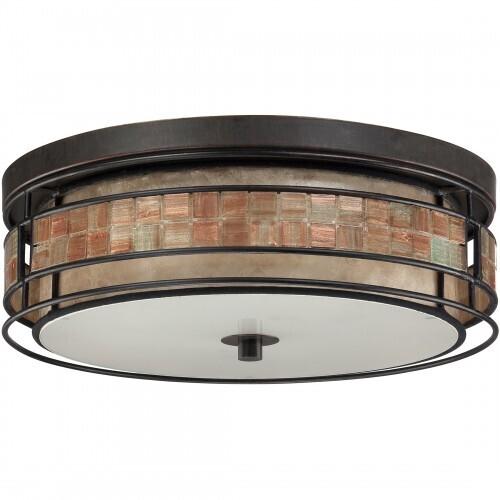 Quoizel MCLG1616RC Laguna Flush mount rnsc copr Flush Mount