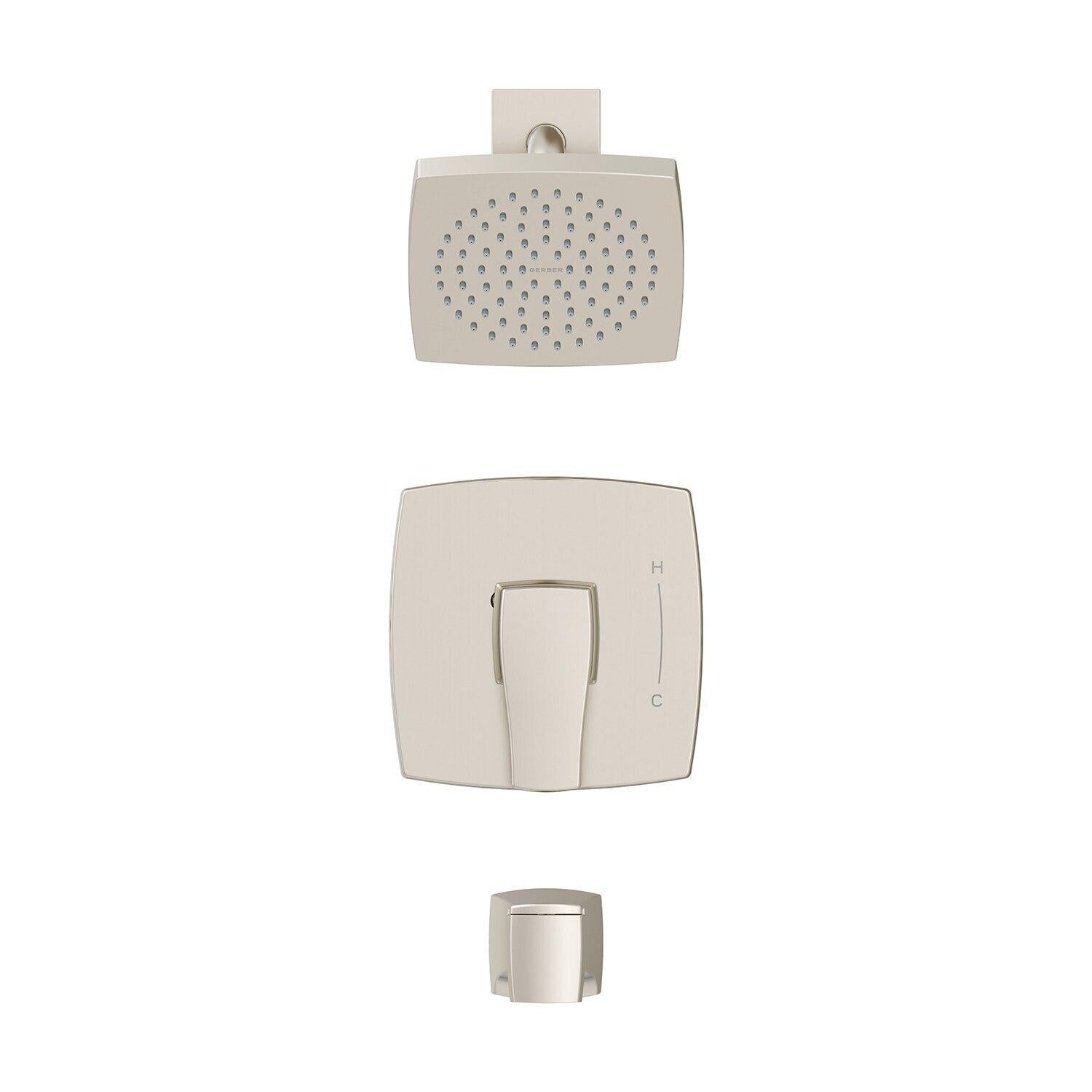 Gerber D501070TC Tribune Tub & Shower Trim Kit, 1.75GPM - Chrome