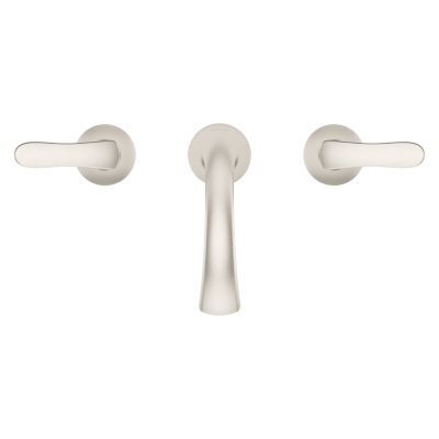 Pfister Brushed Nickel Weller Widespread Bath Faucet LG49-WR0K
