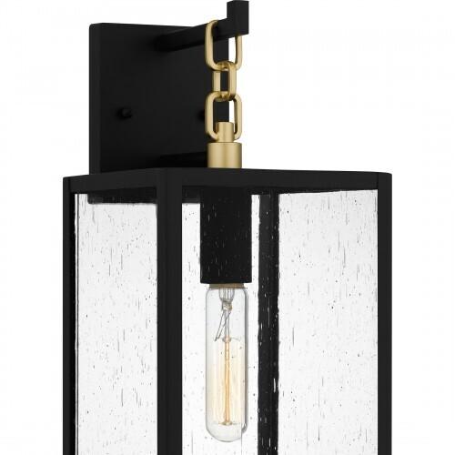 Quoizel ANC8407MBK Anchorage Outdoor wall 1 light matte black Outdoor Lantern