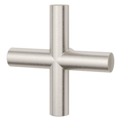 Pfister Brushed Nickel Single Cross Handle for Slide Bar Kit HHL-G16TNTK