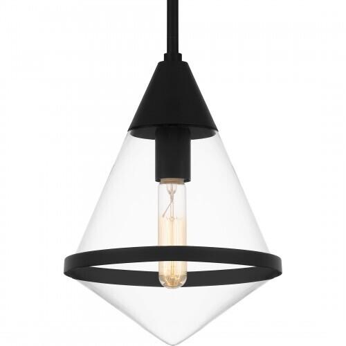 Quoizel QPP6160MBK Quoizel Piccolo Pendant Mini pendant 1 light matte black Mini Pendant