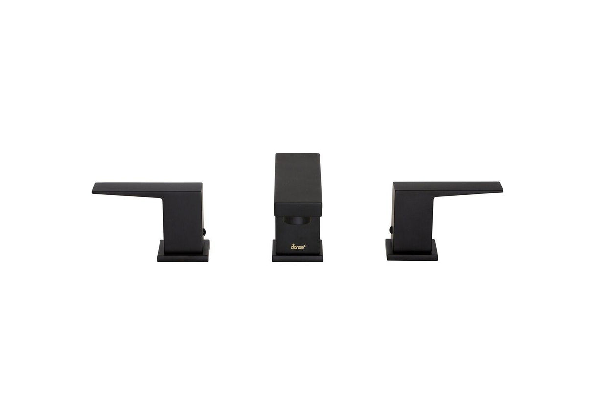 Gerber D304162BS Satin Black Mid-town Two Handle Widespread Lavatory Faucet