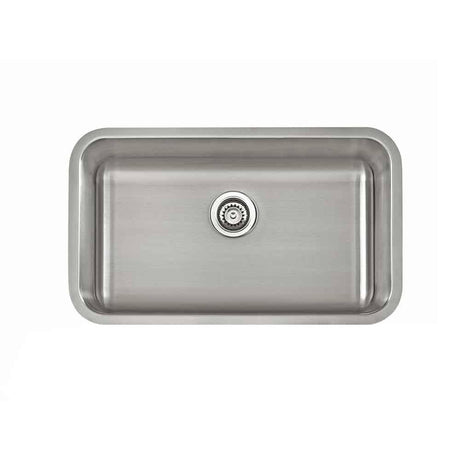 Lenova SS-ADA-S30 Undermount Single Bowl 23 x 21 x 5-1/2 - Brushed Satin