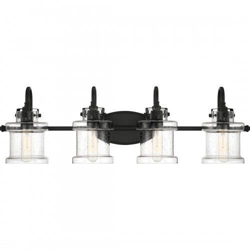 Quoizel DNY8604EK Danbury Bath 4 light earth black Bath Light