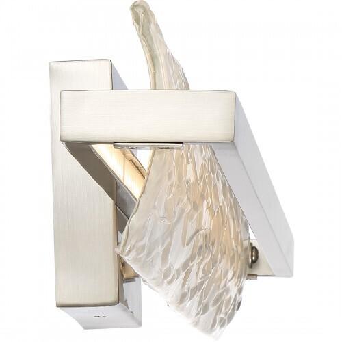 Quoizel PCGL8530BN Glacial Bath fixture led brushed nickel Bath Light